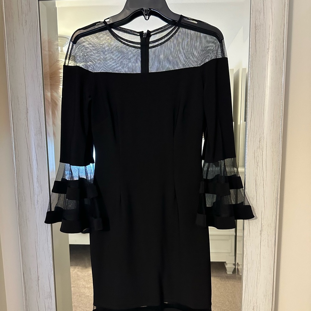 Beautiful black dress.